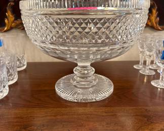Waterford center bowl/ punch bowl