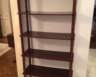 Etagere, Bombay? 30 1/2” x 11 1/4” x 67 1/2” high