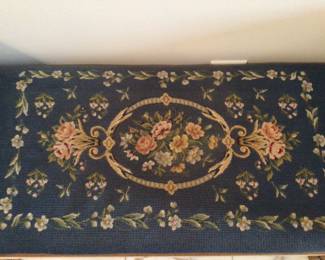 Needlepoint bench