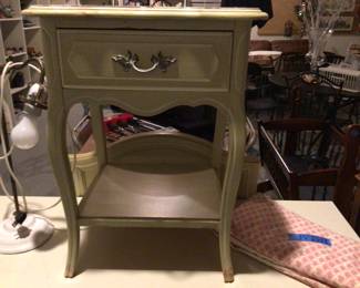Vintage white nightstand 18”x15x25”