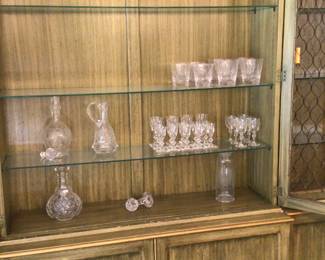 Stuart, hawkes and other glassware