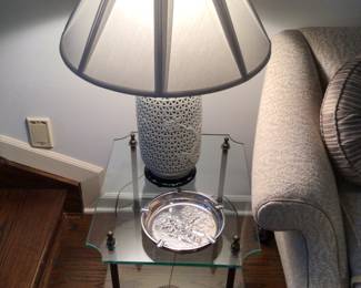 2nd table & lamp
