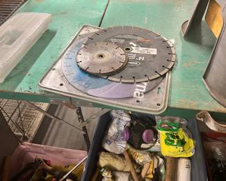 Diamond saw blades 14”. 1” arbor