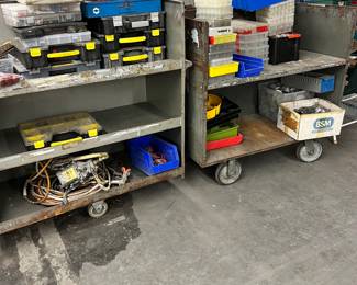 Warehouse Carts & Storage Boxes