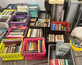 Books of all kinds. Some first Editions