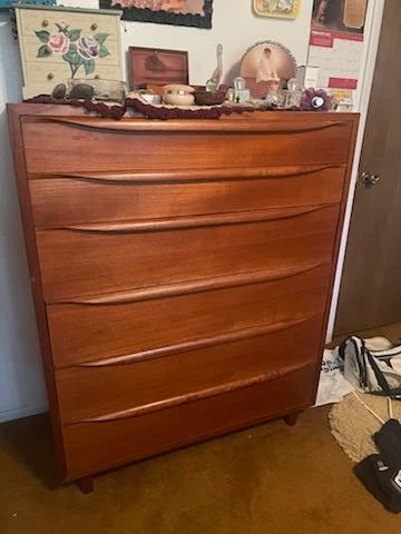 Teak Highboy