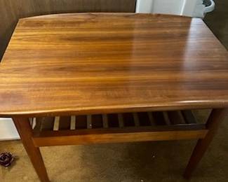 Teak end  table