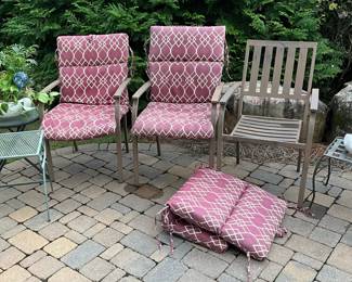 Metal Chairs, Tables More