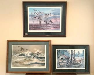 Duck Prints And Stamp