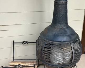 Chimney And Wood holder