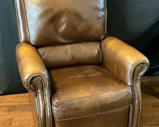Chestnut Leather Recliner