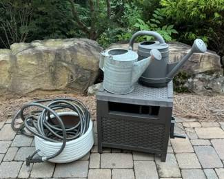 Hose And Water Cans