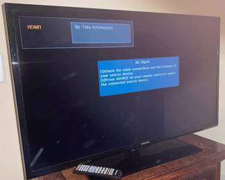Samsung 40 Television with Remote Control