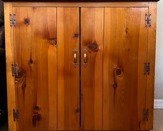 Knotty Pine Chest 