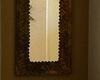 Tin Mirrors. Pottery