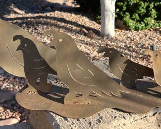 Quail Family Metal