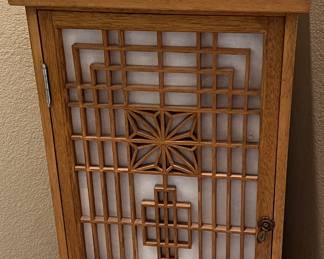 Asian Shoji Cabinet 