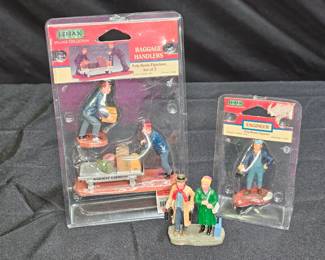 3 Lemax Christmas/Winter Village Figurines