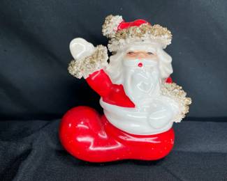 Vintage Napco Porcelain Spagetti Santa Clause