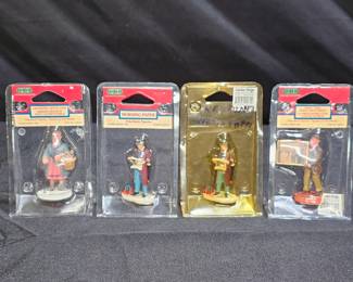 4 Lemax Village Collection Village Figurines