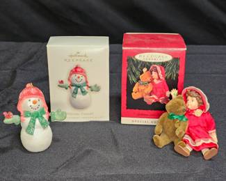 2 Hallmark Keepsake Ornaments