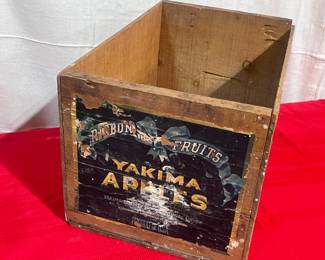 There are several Vintage Apple Crates