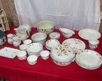 Large Set of 1950's Hall's Jewel Tea China