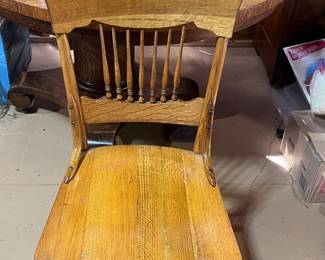 There are 4 of These chairs for the Oak Table