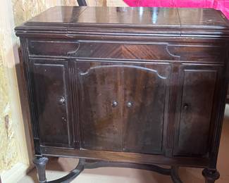 Antique Victrola Console Record player