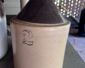 Antique 2 gallon Whiskey Jar