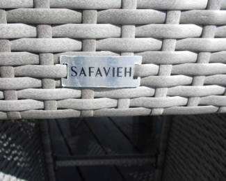 Safavieh Wicker Bar Height Dining Set