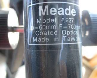 Meade #227 Telescope
