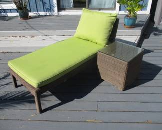 Jamaican Wicker Chase Lounge