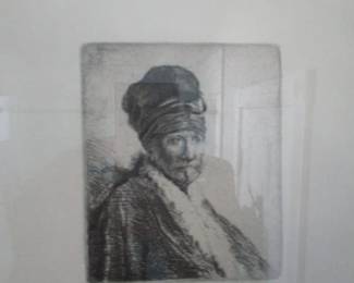 Rembrandt Van Rijn "Etching"