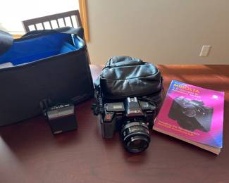 Minolta 35MM Camera and Accessories