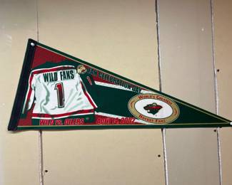 MN Wild Felt Pennant