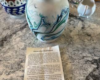 Nemadgi pottery vase