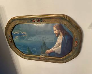 Jesus praying at Mount Gethsemane