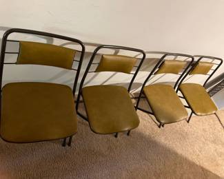 Vintage Card Table Chairs