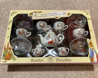 Reutter Porcelain, Beatrix Potter Tea Set