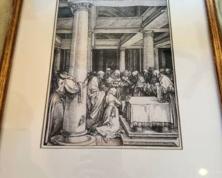Original Albrecht durer woodcut art