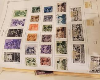 Vintage stamp collection 