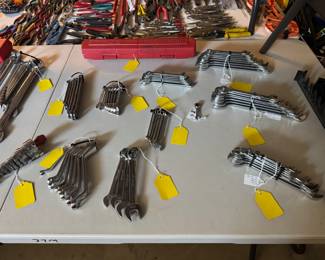 Moore snap on and other manufacturers open and box wrenches