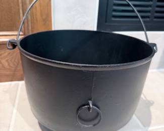 antique cast-iron pot