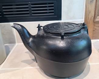 cast iron kettle antique