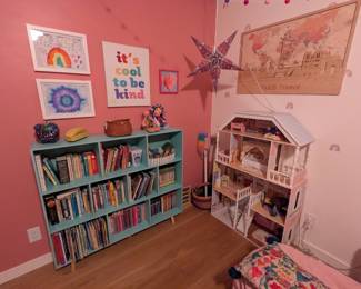 Bookcase, books, star sold.  Everything else still available.
