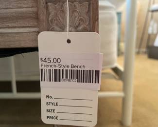French-Style Bench