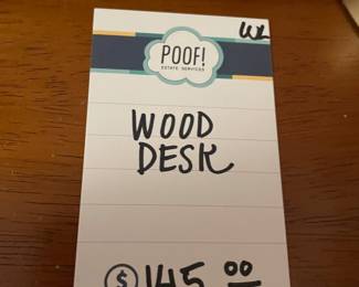 Wood Desk 