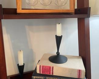 Books, Candle Holders