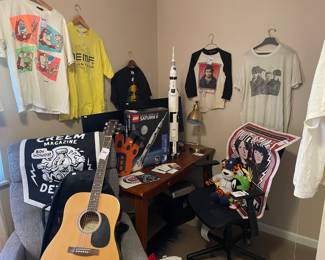 Vintage T-Shirts, Ergonomic Office Chair, Dennis Loren White Stripes/MC5, 2005 Build-a-Bear Detroit Tiger  